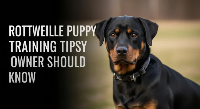 5 Rottweiler puppy training tips every owner should know