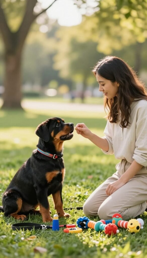 5 rottweiler puppy training tips
