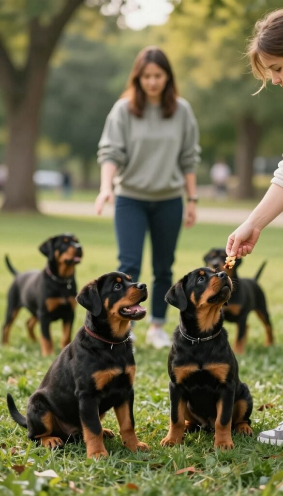 5 rottweiler puppy training tips