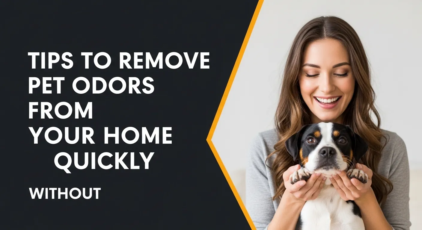 7 Tips to Remove Pet Odors from Your Home Quickly