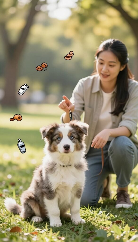7 australian shepherd puppy training tip's