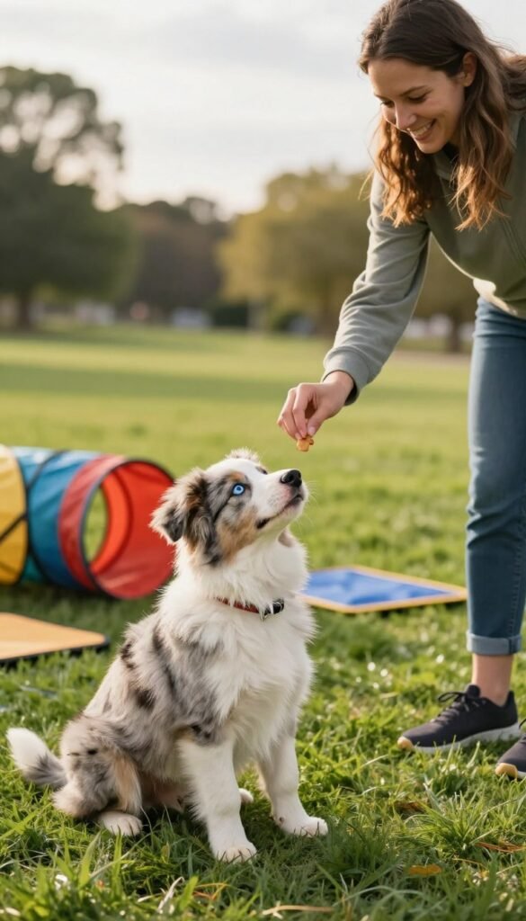 7 australian shepherd puppy training tips