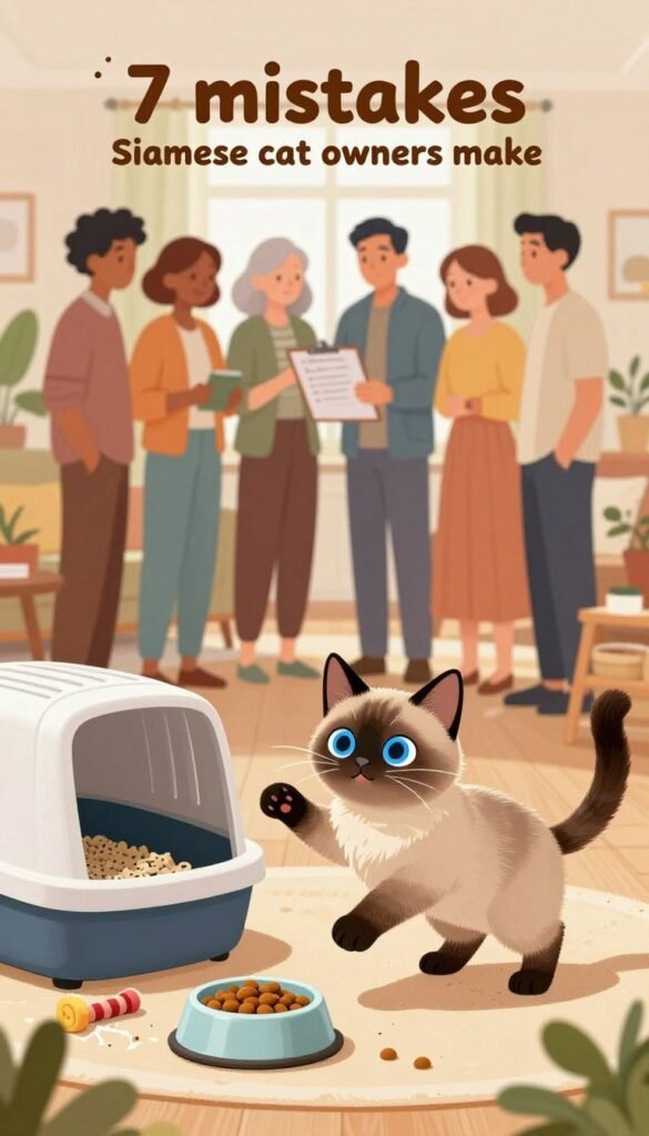 7 mistakes siamese cat owners make