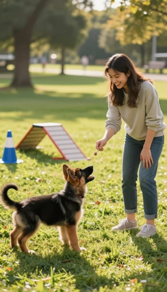 8 german shepherd puppy training tips