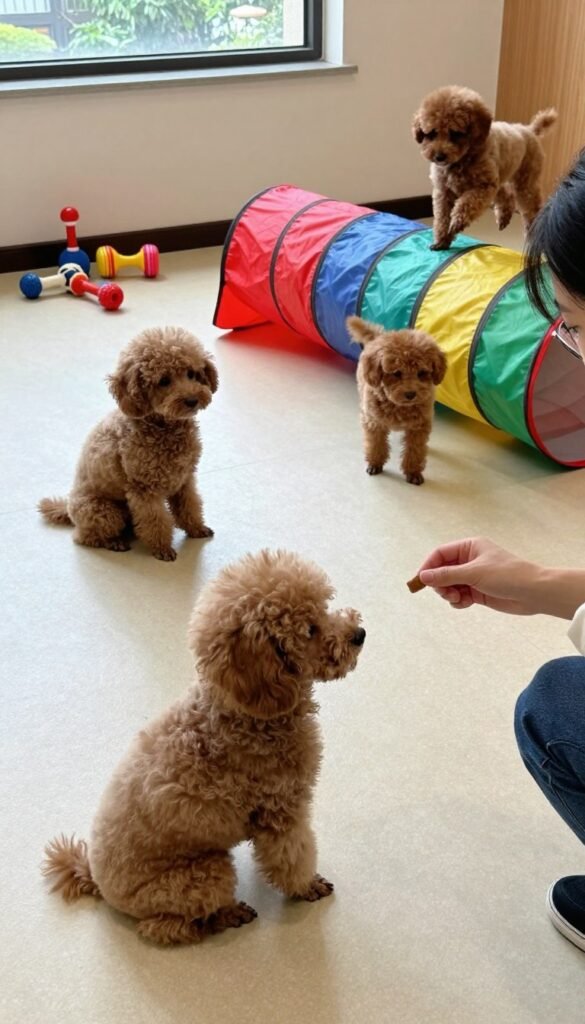 8 poodle puppy training tips
