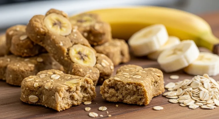Banana Oat Dog Treats Soft for Dogs Who Love Healthy Snacks