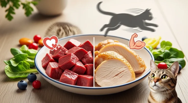 Beef Heart and Chicken Thigh Cat Meal Benefits Explained