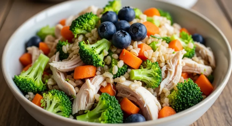 Broccoli and Chicken Power Homemade Dog Food Recipe