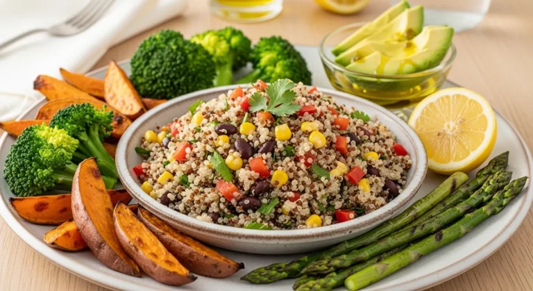 Delicious Food with Quinoa and Vegetables for Balanced Meals