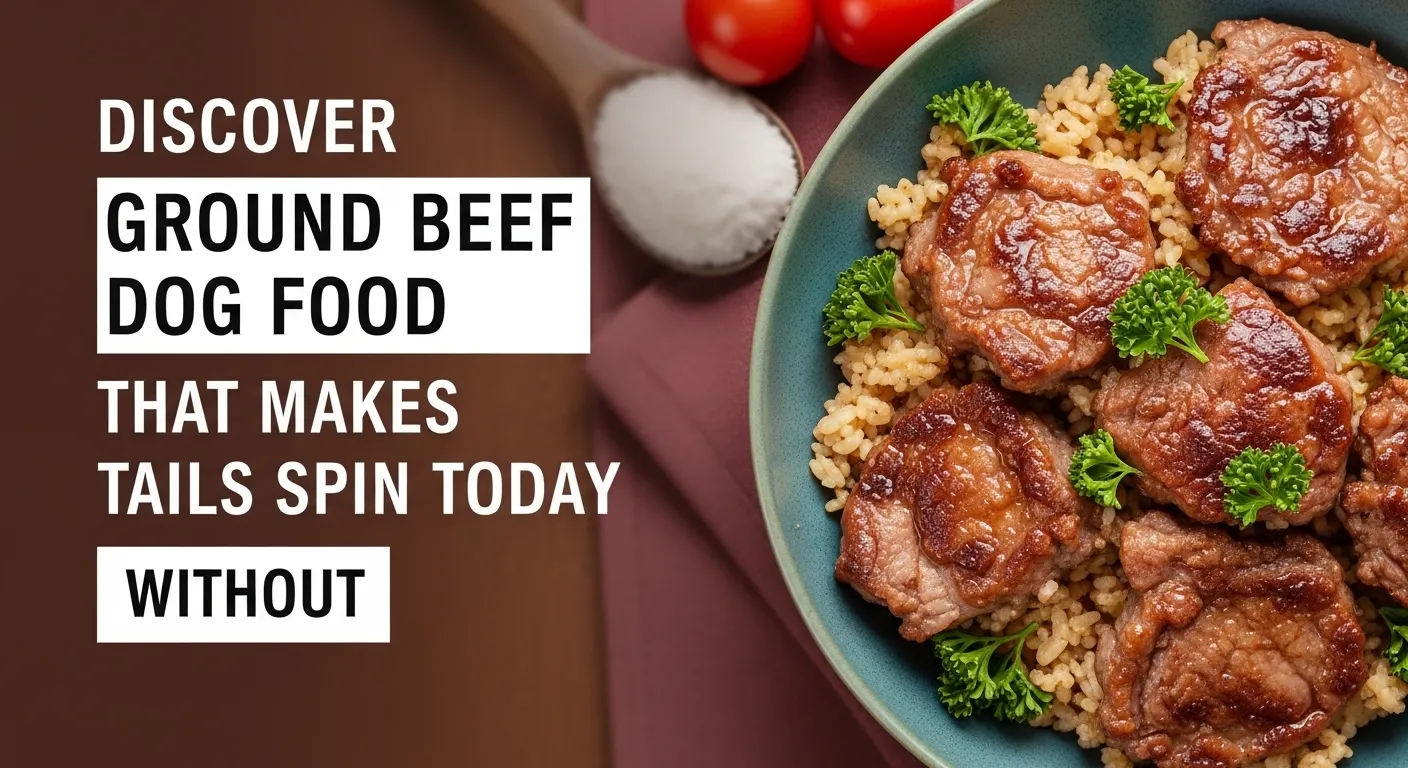 Discover ground beef dog food that makes tails spin today