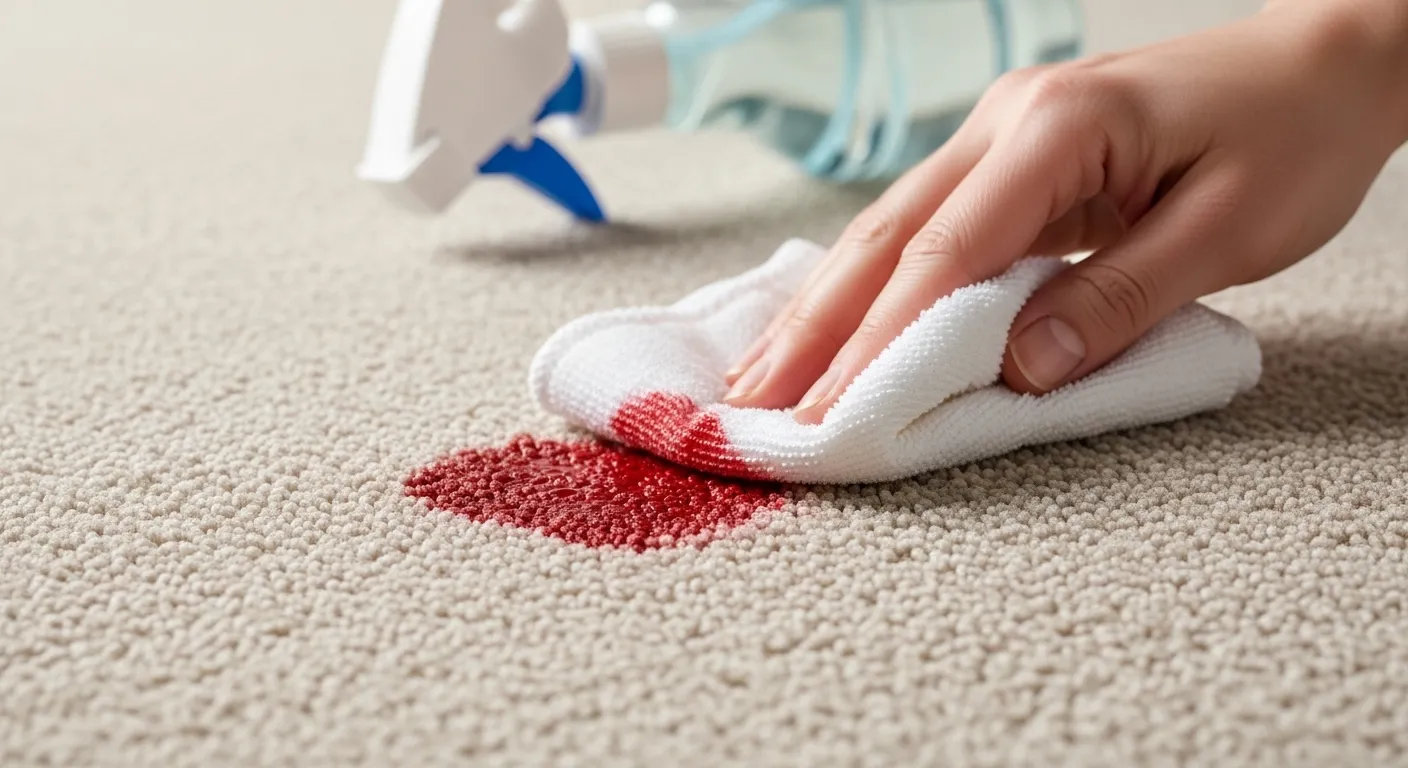 Discover the best way to remove blood stains from carpet