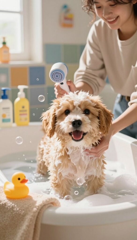 Dog Bath Tips for Puppy Owners to Make Bath Time Easy