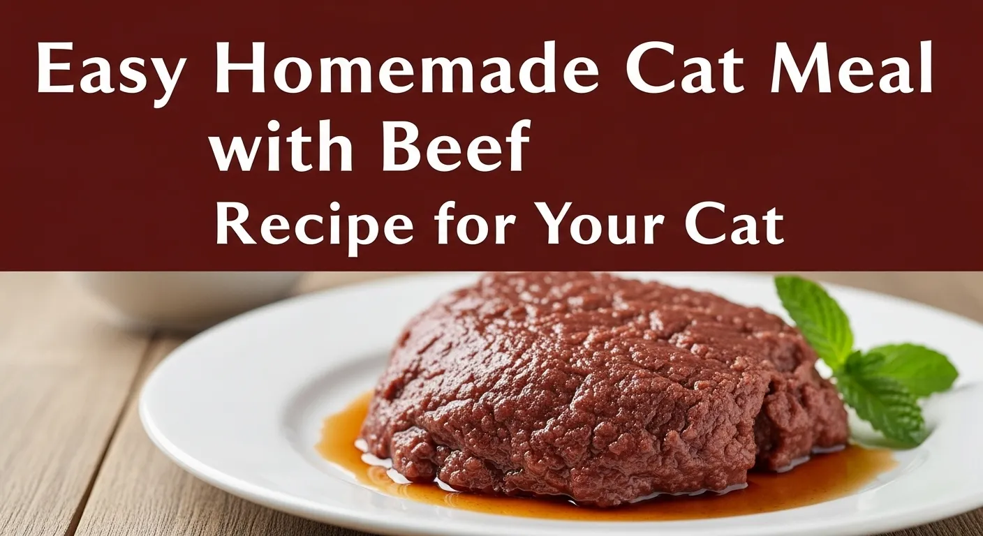 Easy Homemade Cat Meal with Beef Recipe for Your Cat