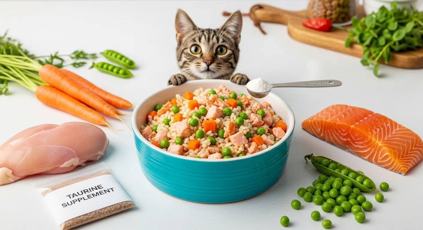 Healthy DIY Cat Food with Taurine Tips and Recipes