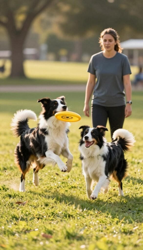 High-intensity dog play