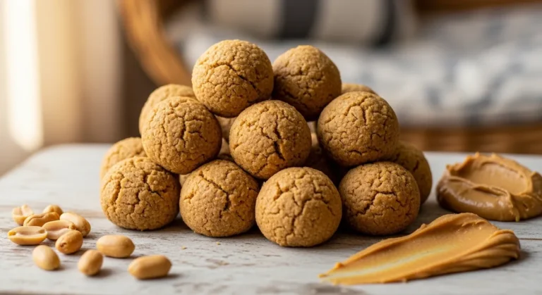 Homemade Peanut Butter Dog Treats Balls Your Pup Will Love