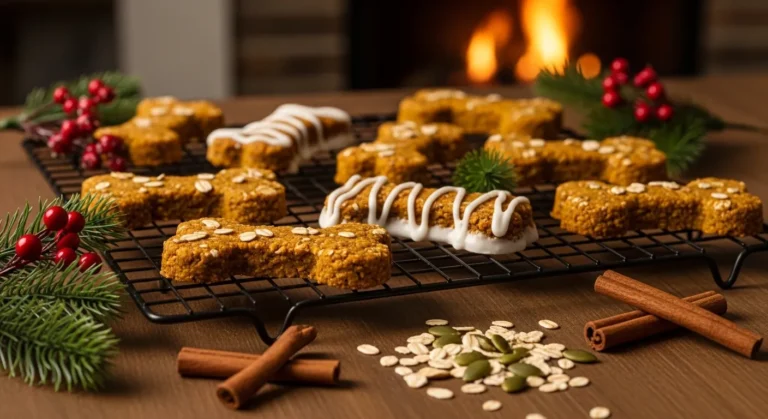 Homemade Pumpkin Oat Bones Christmas Dog Treat Recipe