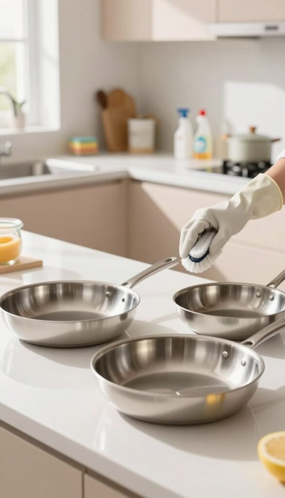 How to Deep Clean Dirty Pans and Remove Tough Stains