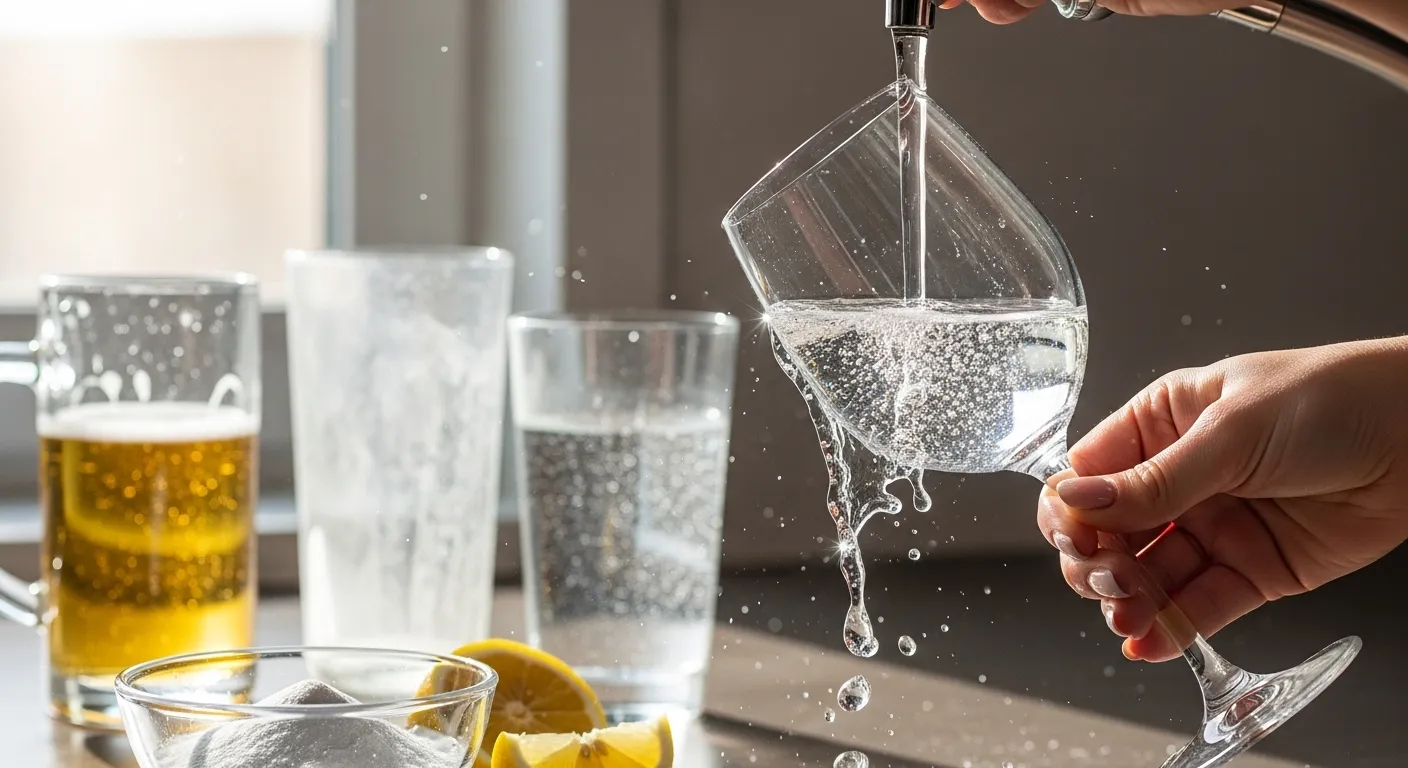 How to Make Cloudy Glassware Sparkle Again Easily