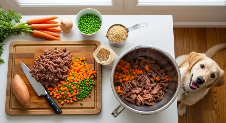 How to Make Healthy Homemade Dog Food with Beef at Home
