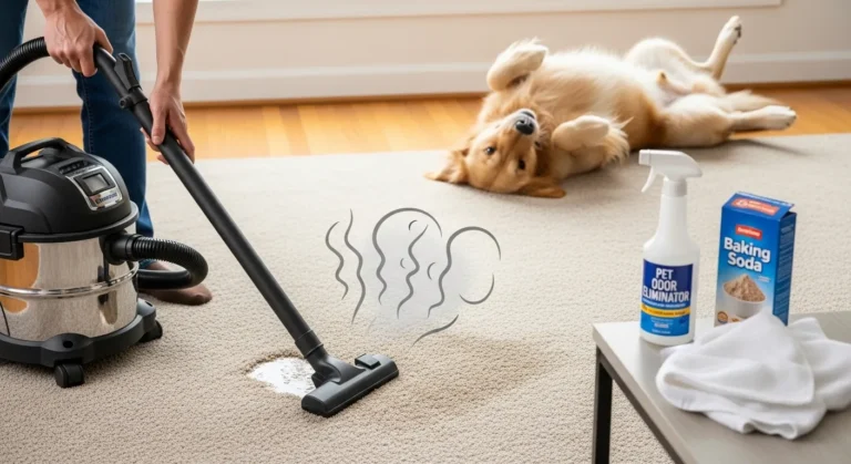 How to Remove Wet Dog Smell from Carpet Easily