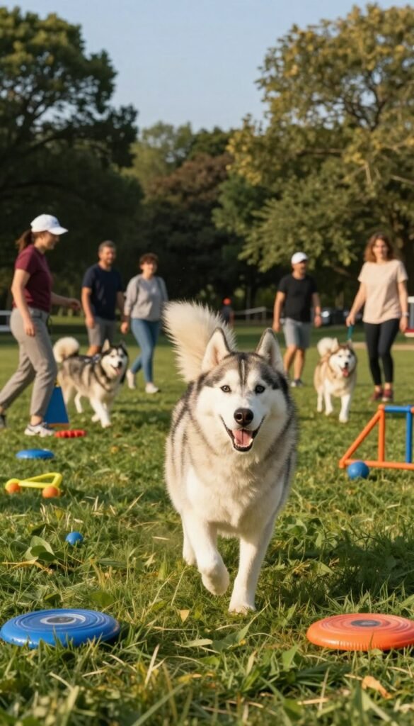 Husky exercise needs