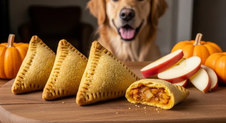 Pumpkin Apple Triangles Healthy Dog Snacks for Your Dog