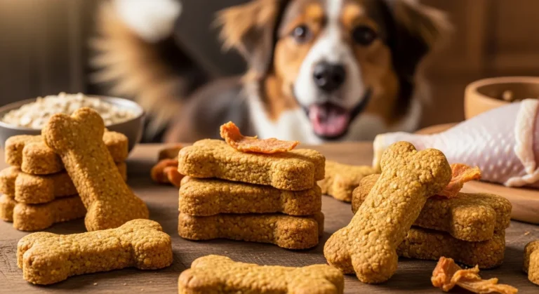 Savory Oat and Chicken Dog Treats Your Pet Will Love