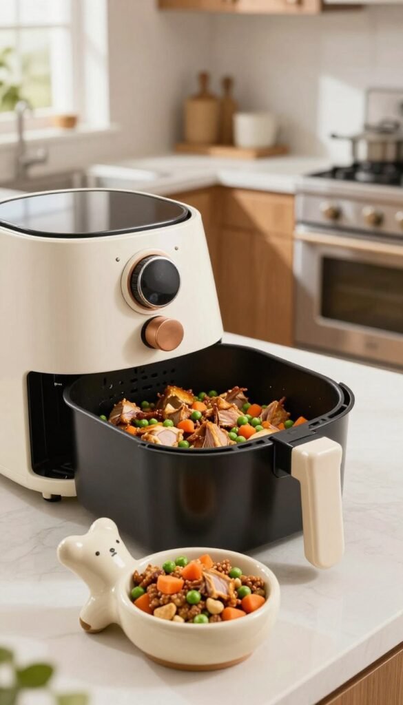 air fryer dog food using duck for dogs