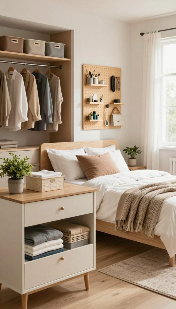 bedroom organization tips