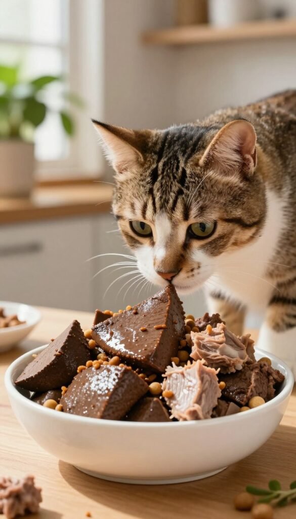 beef liver and rabbit cat food