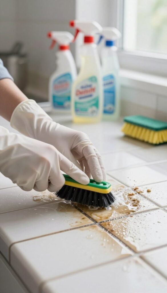 deep cleaning grout techniques