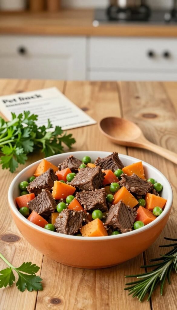 diy-beefand veggie dog meal