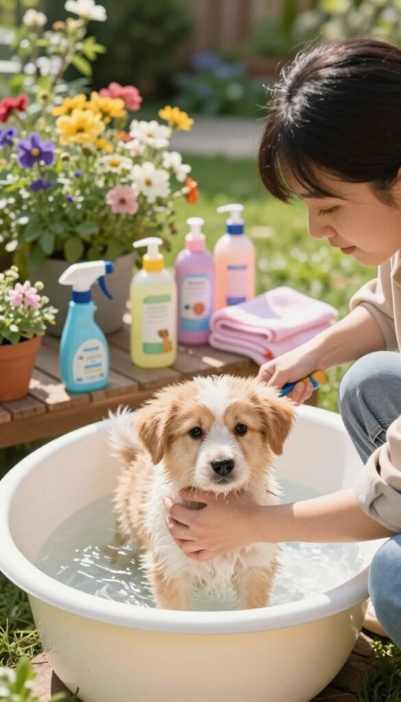 dog washing techniques