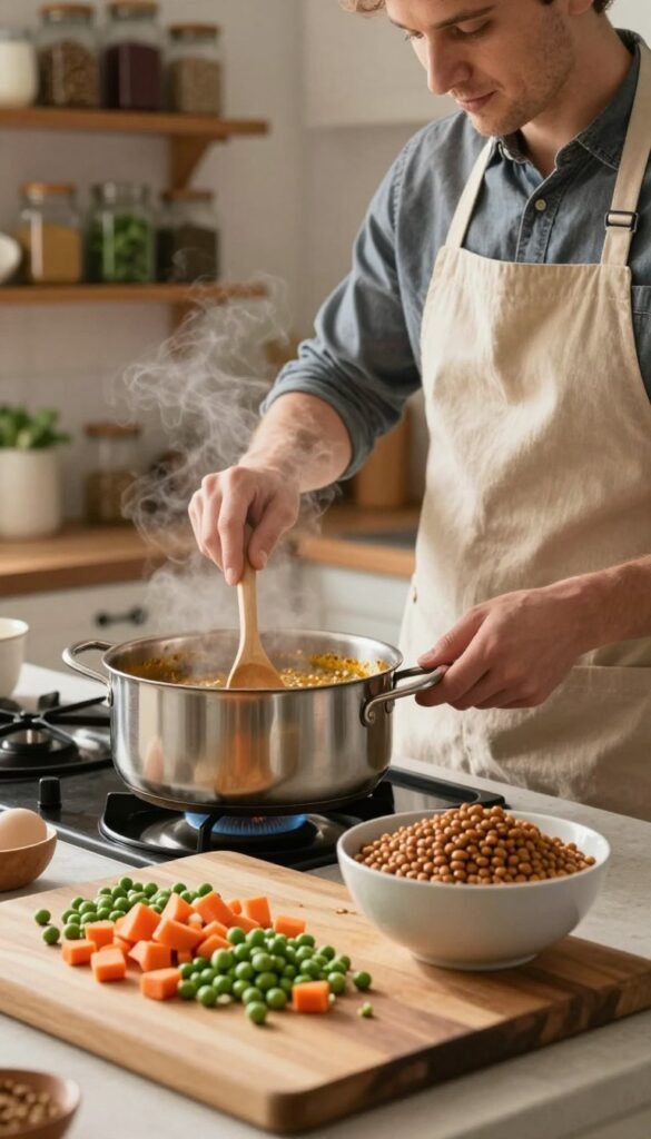 easy lentil dog food recipe
