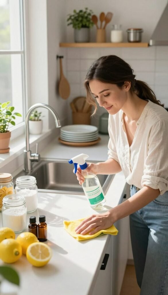 efficient kitchen cleaning tricks