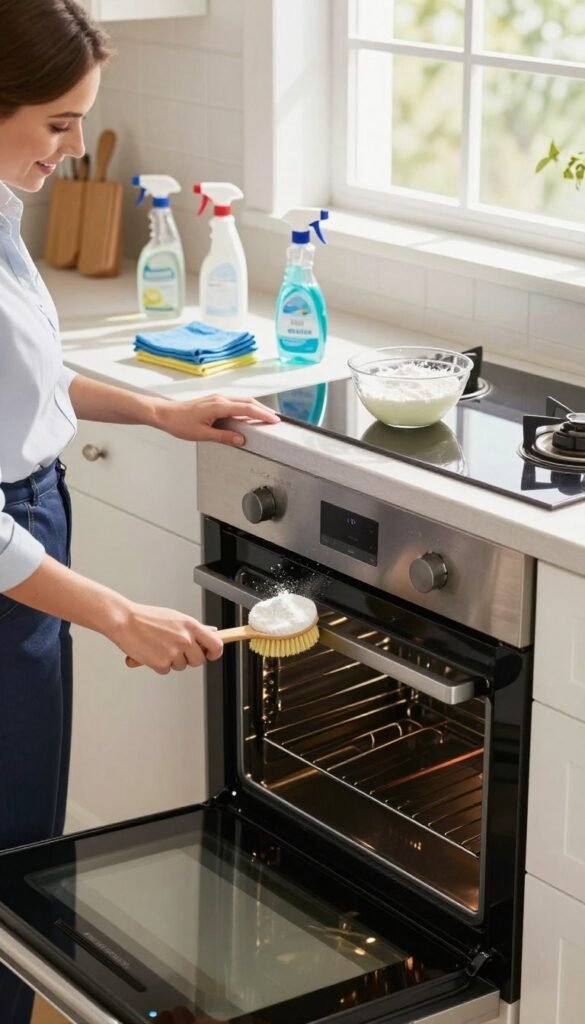 efficient oven cleaning methods