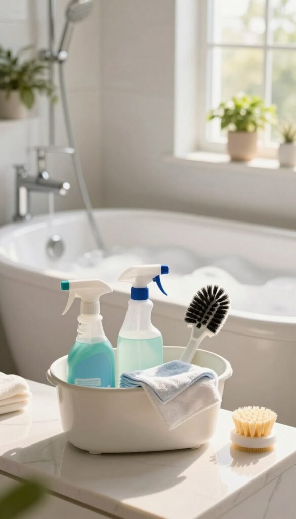 genius bathroom cleaning hacks
