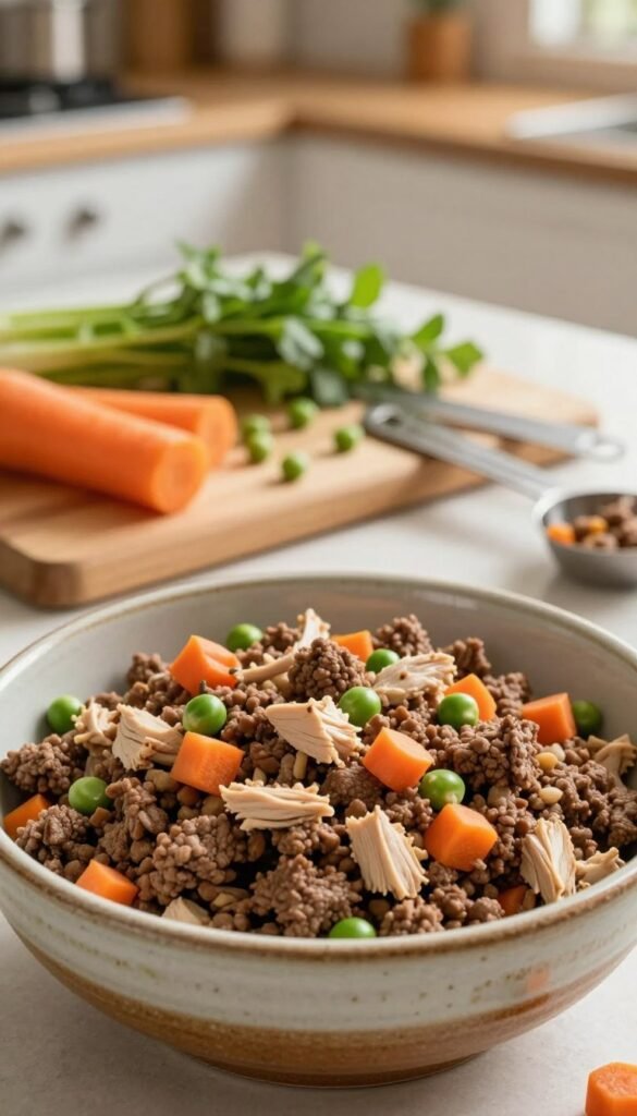 ground beef and turkey cat food