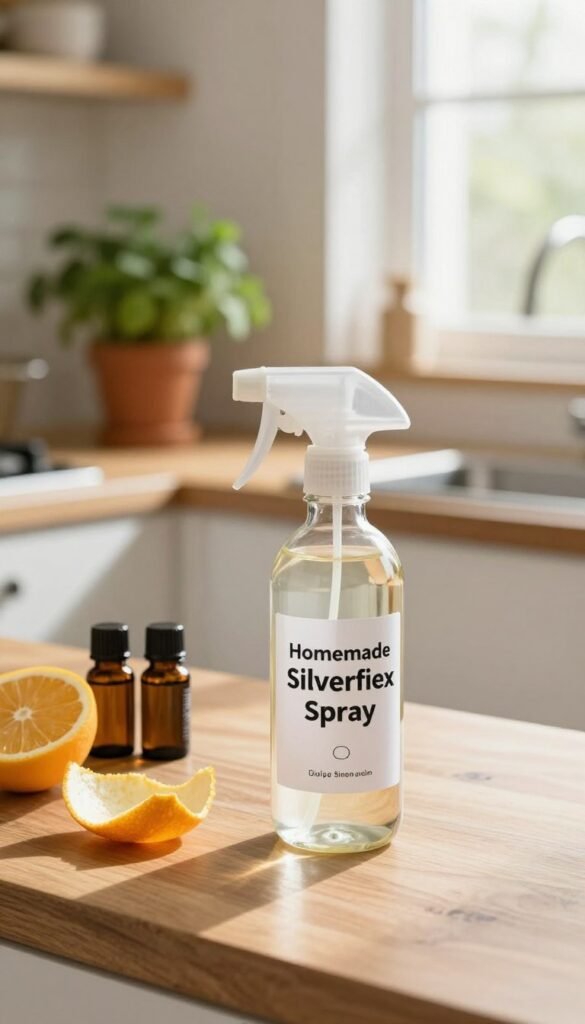 homemade spray for silverfish