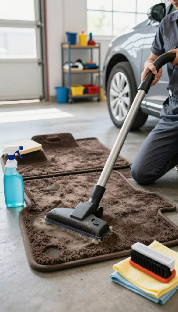 how to clean car mats without pretending