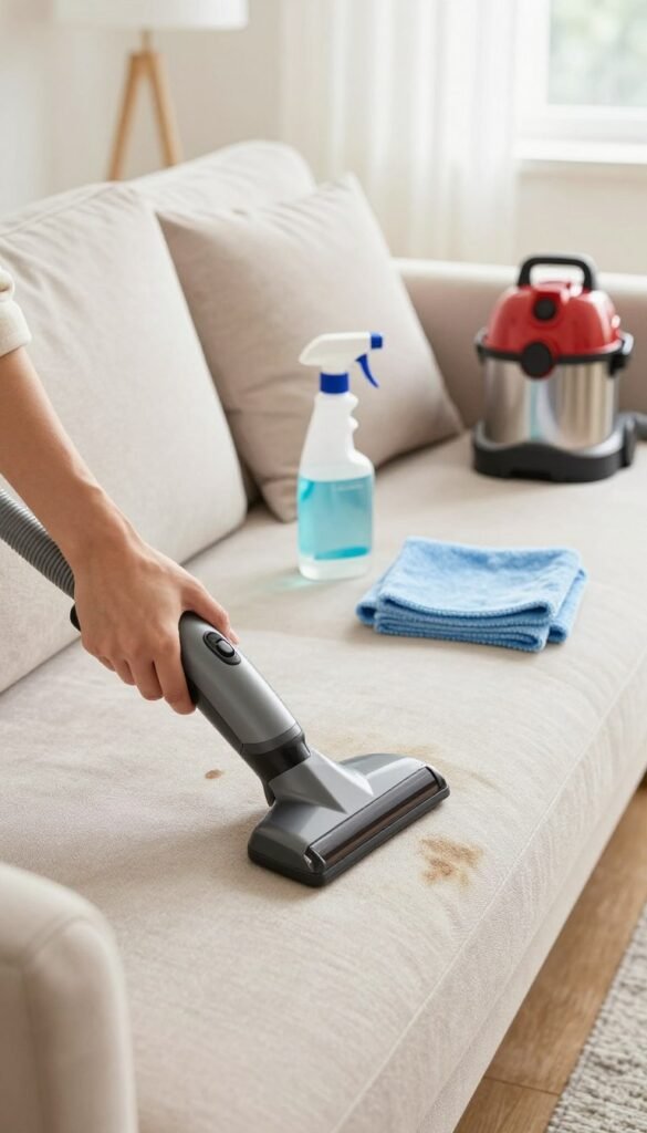 how to deep clean your couch and this remove