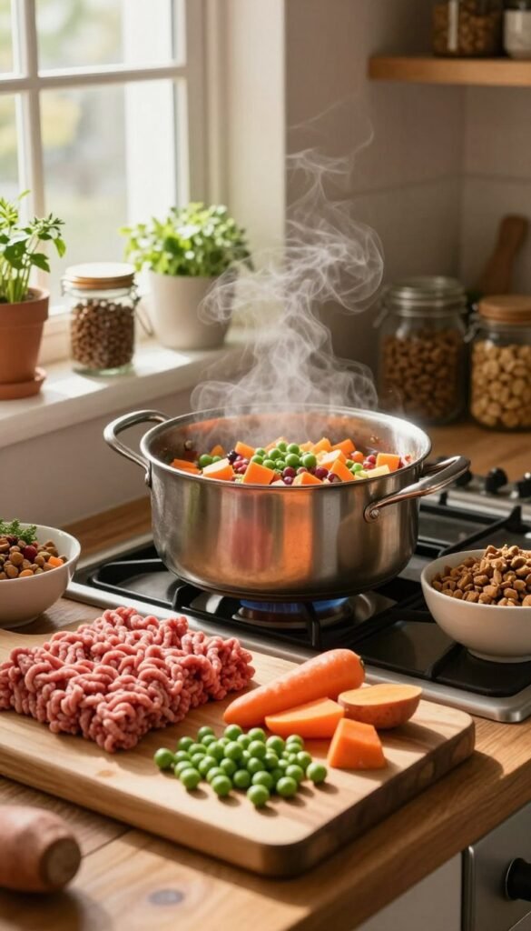 how to make healthy homemade dog food with beef