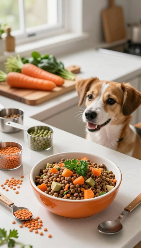 lentil-based dog meals
