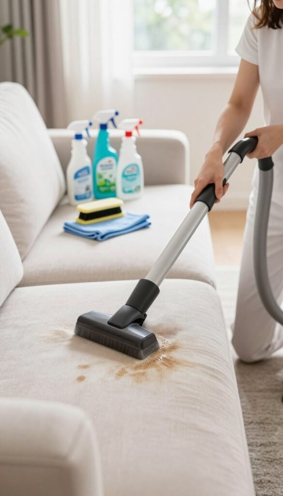 professional couch cleaning