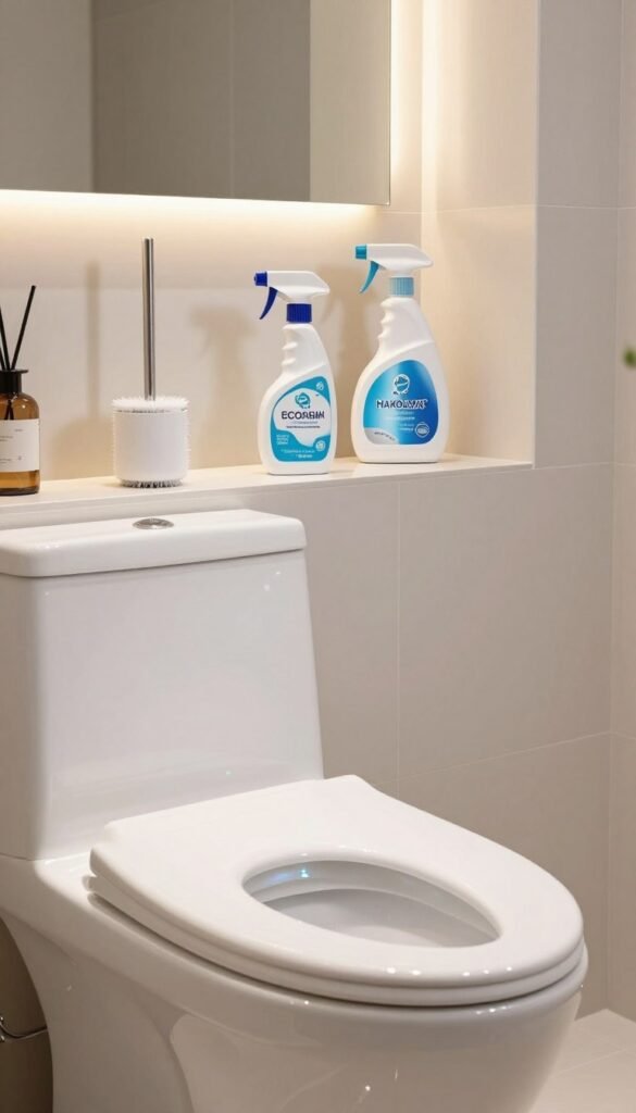smart bathroom cleaning shortcuts