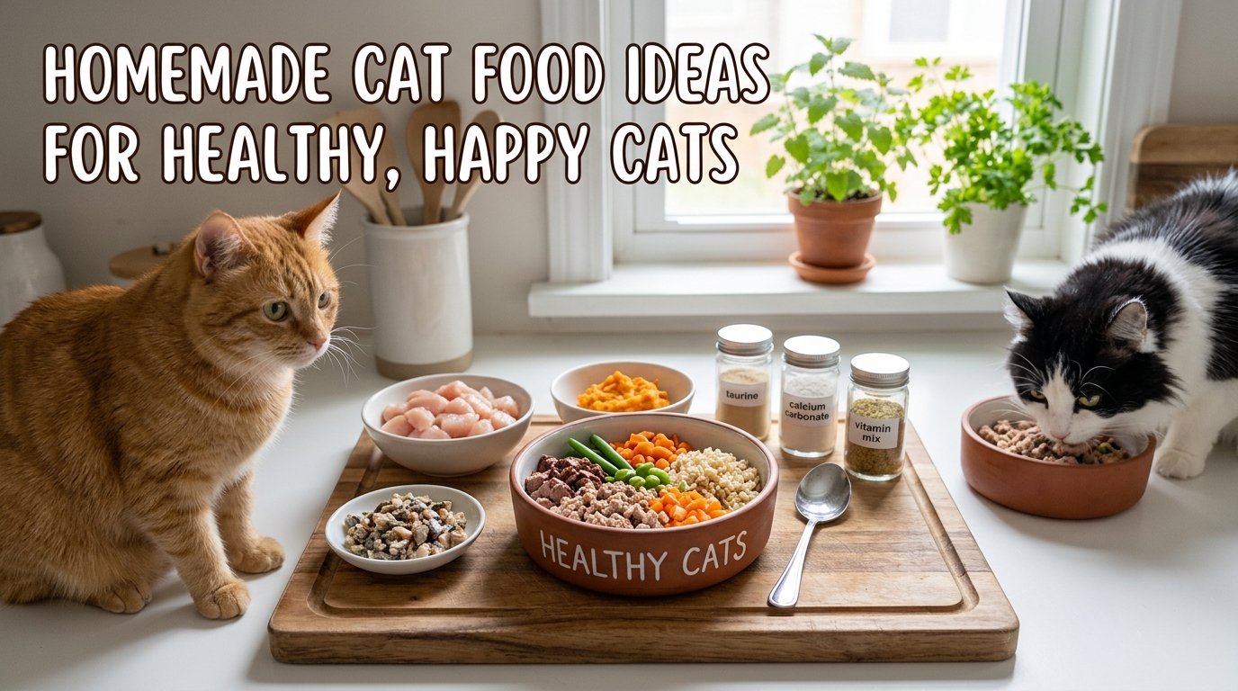 5 Homemade Cat Food Ideas for Healthy, Happy Cats
