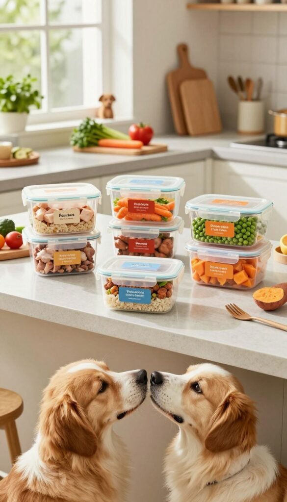 6 freezable dog meal ideas