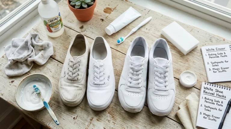 7 Hacks to Clean White Shoes and Restore Their Shine