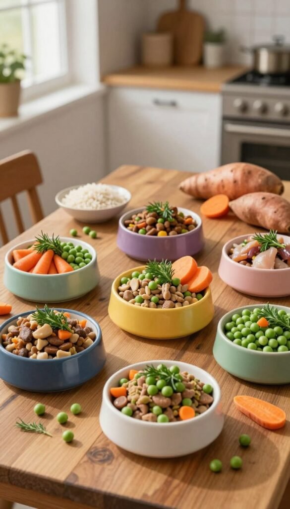 7 diy dog food ideas with peas
